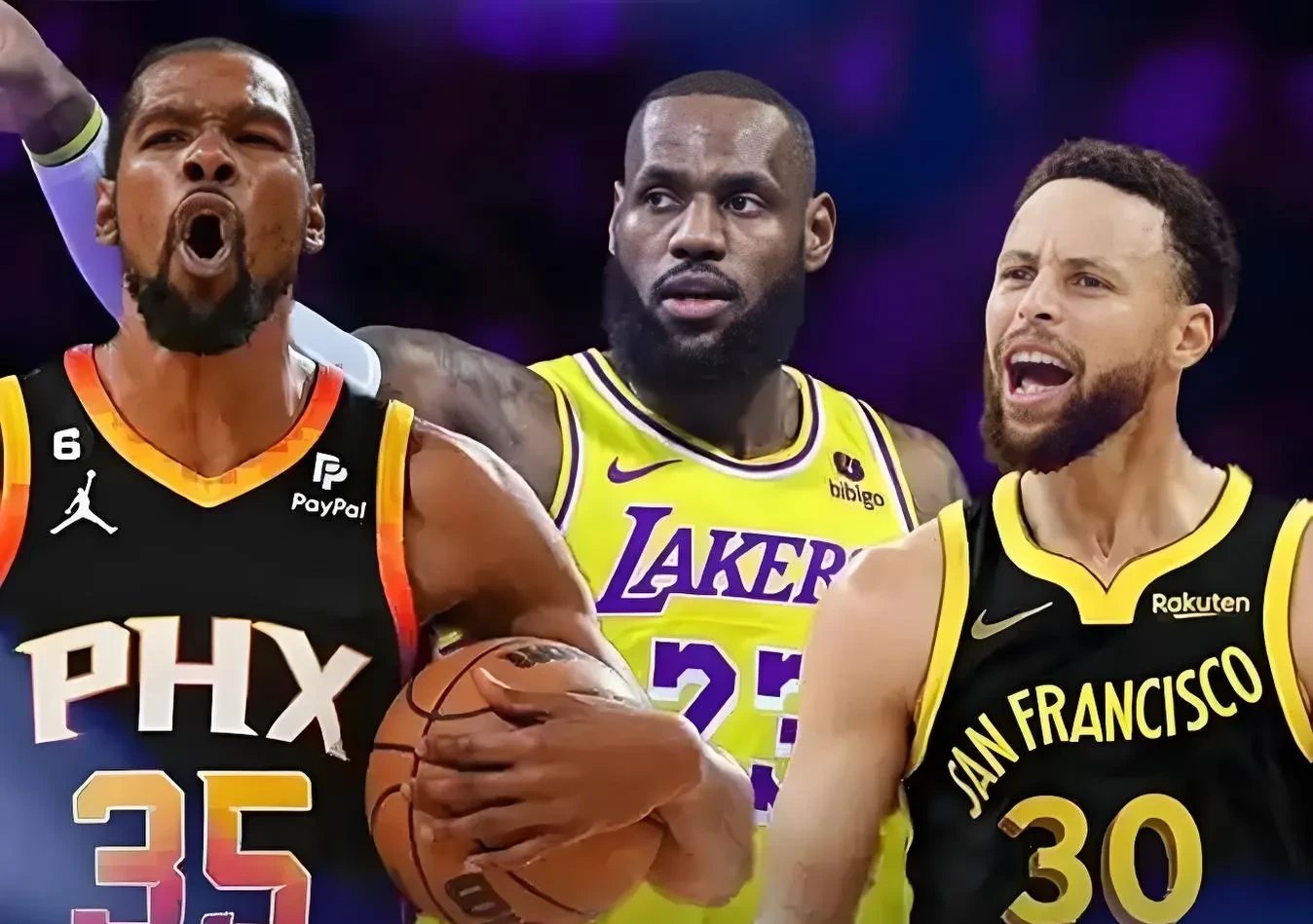 湖人vs篮网圣诞大战：詹姆斯&杜兰特对轰40+